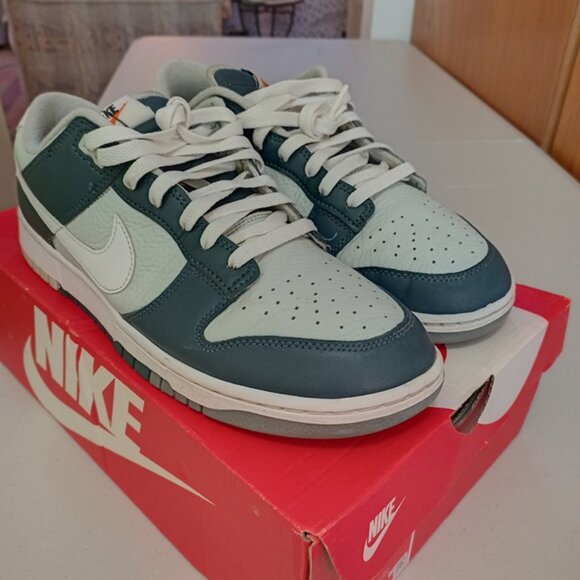 Size 10.5 - Nike Dunk Premium Low Split - Deep Jungle - Picture 8 of 9